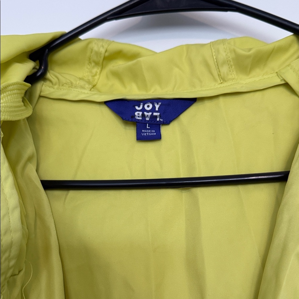JoyLab Chartreuse Utility Jacket - Picture 2 of 3